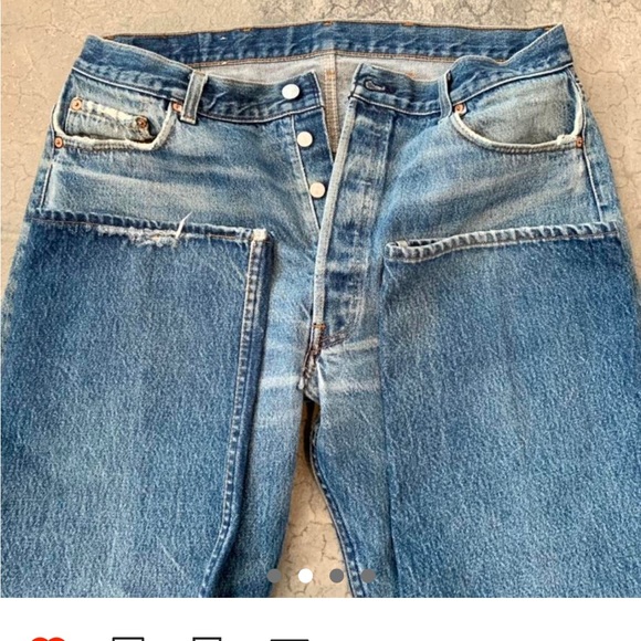 Vintage 501 Levis with the perfect wash Sz 36 x29 - Picture 6 of 8